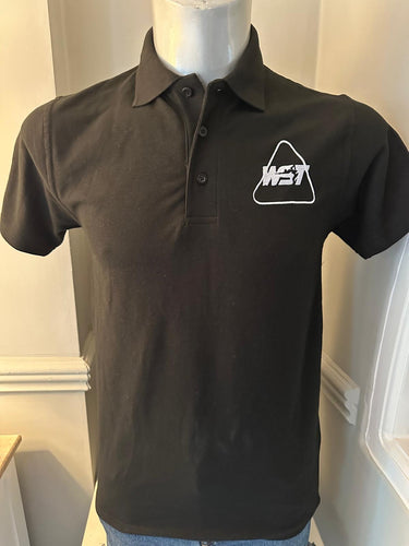 NEW WST LOGO BLACK POLO SHIRT