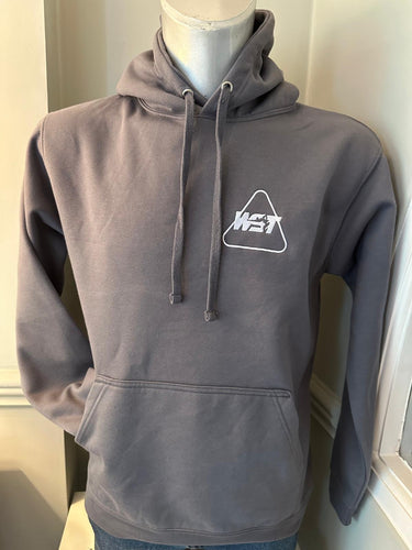 NEW WST LOGO GREY HOODIE