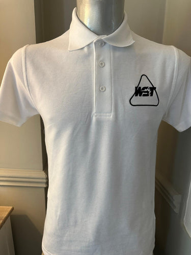 NEW WST LOGO WHITE POLO SHIRT