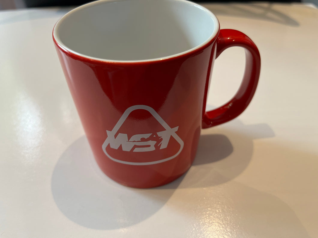 NEW WST LOGO RED MUG