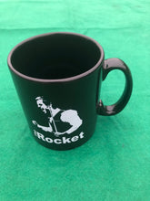 The Rocket Snooker mug in Black or White